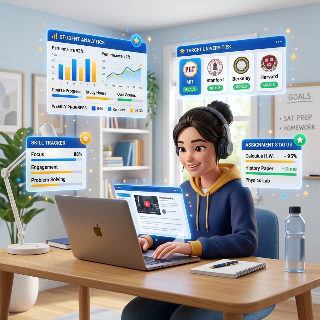 Siswa Belajar UTBK Online